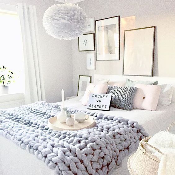 hygge tarzı yatak odası