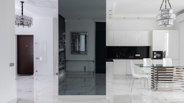 açık alanlı salon bağlantılı